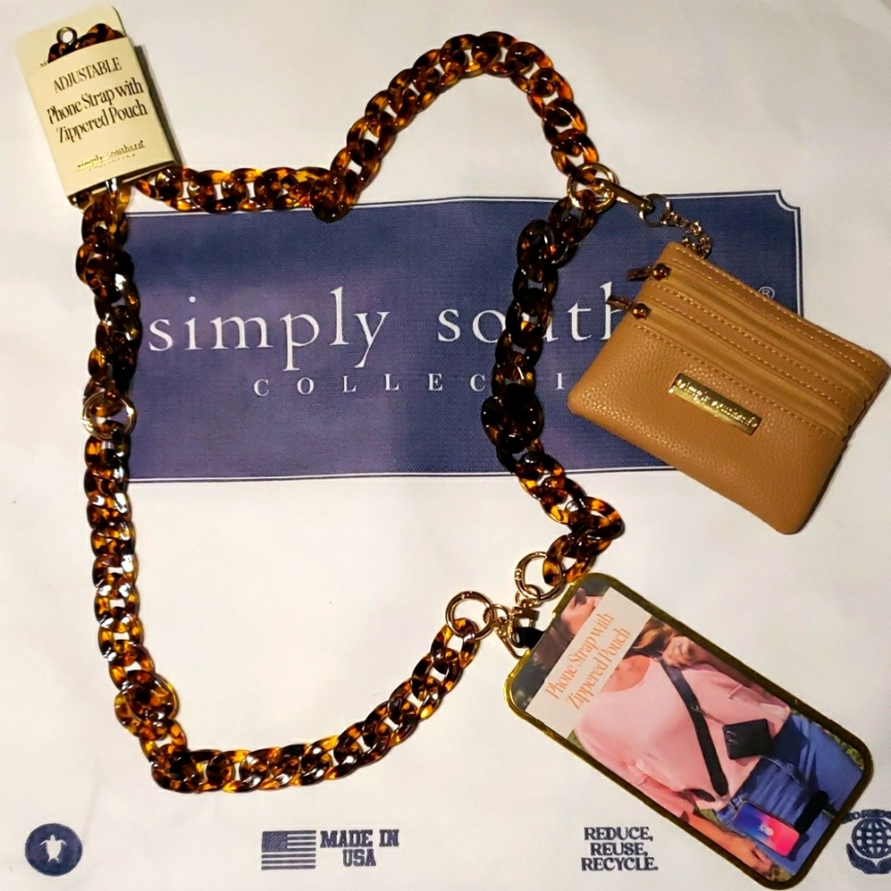Simply Southern Phone Strap with Pouch